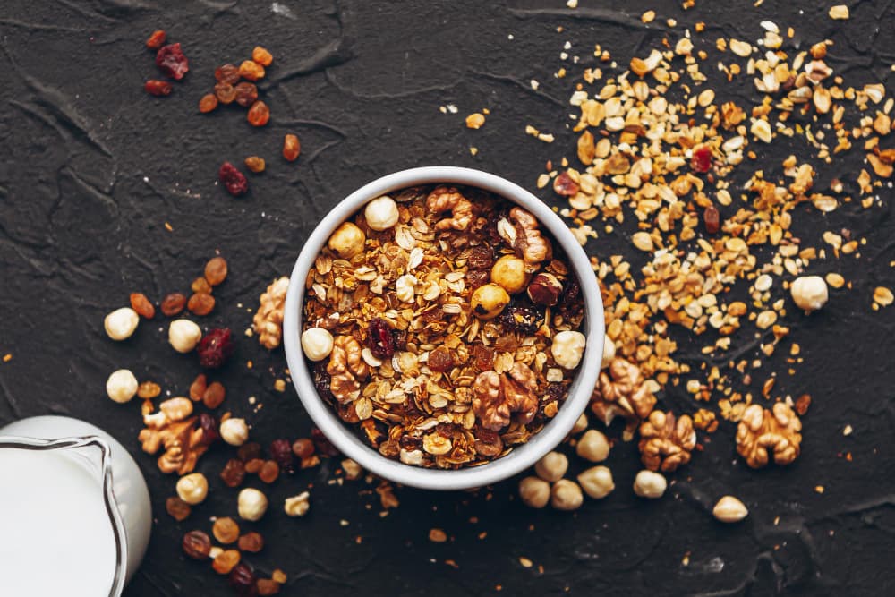 Granola with nuts for keto