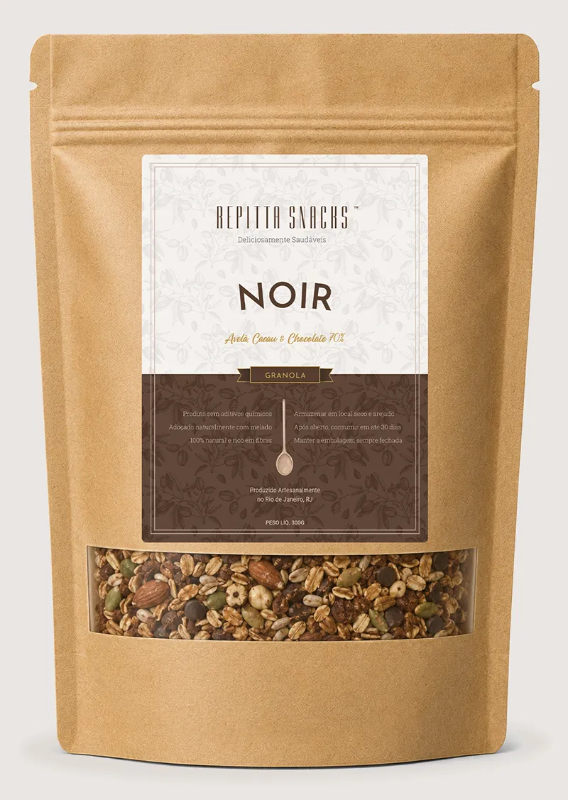 Repitta snacks rotulo granola noir 300g 800px