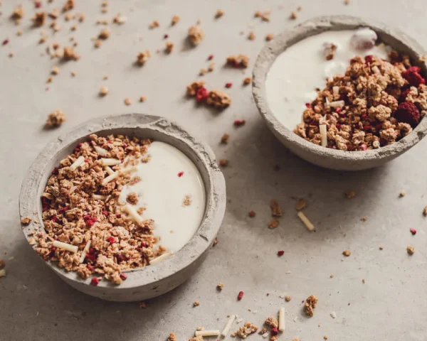 Granola in the bowl